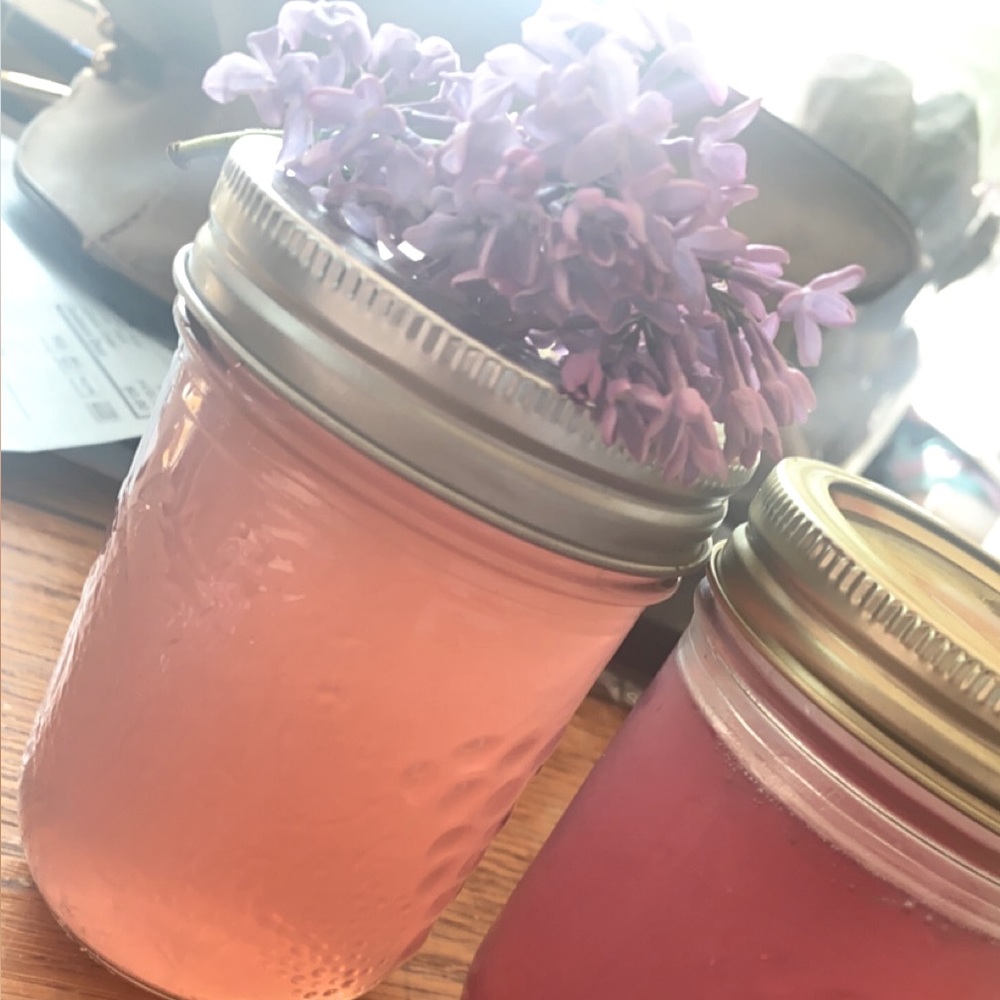 Homemade lilac jam